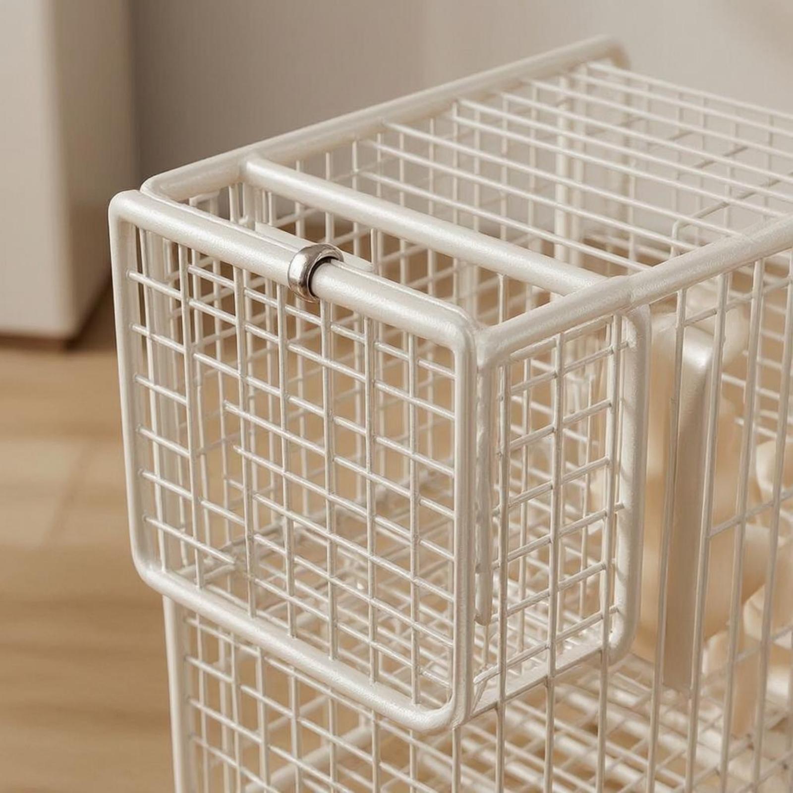 Sports Equipment Cart - Wielosegmentowy metalowy wózek do przechowywania sprzętu