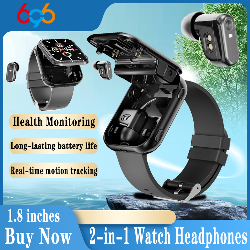 Sports Equipment In Spanish - Wodoodporny Smartwatch 2 w 1 z