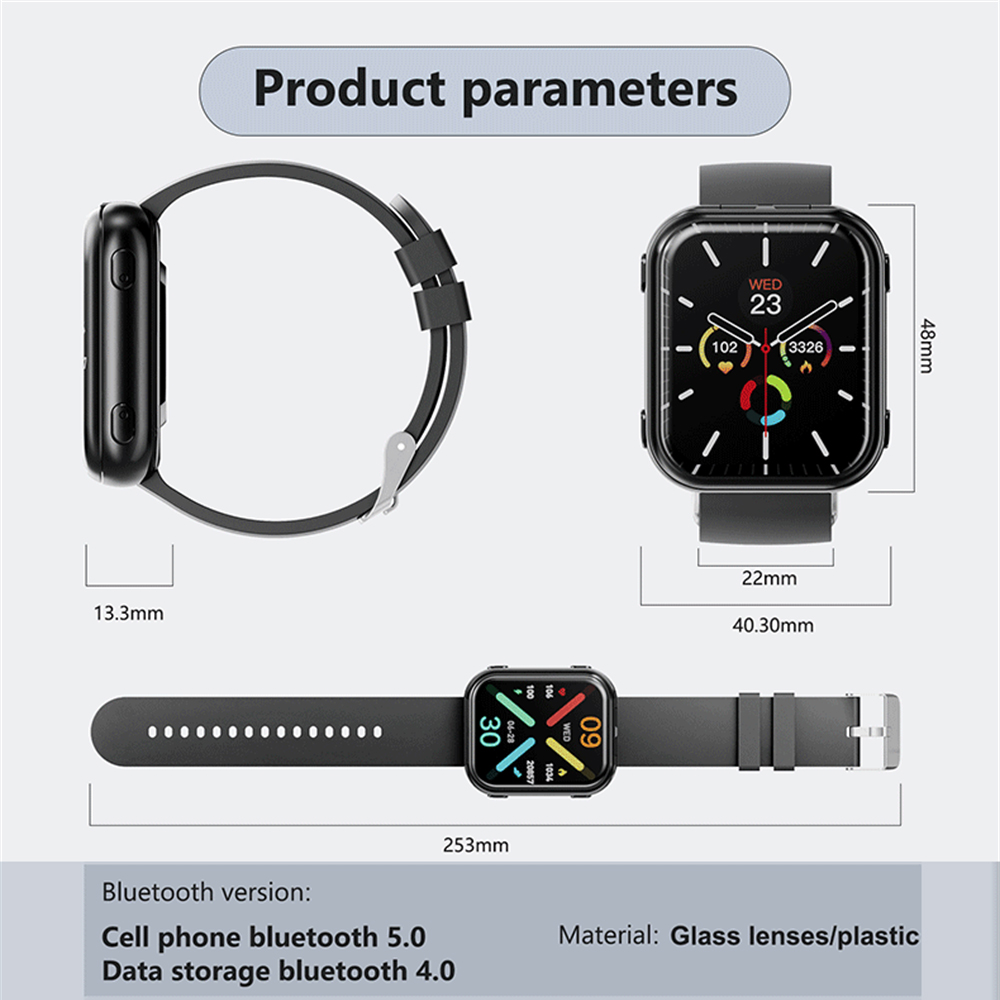 Sports Equipment In Spanish - Smartwatch 2 w 1 z słuchawkami