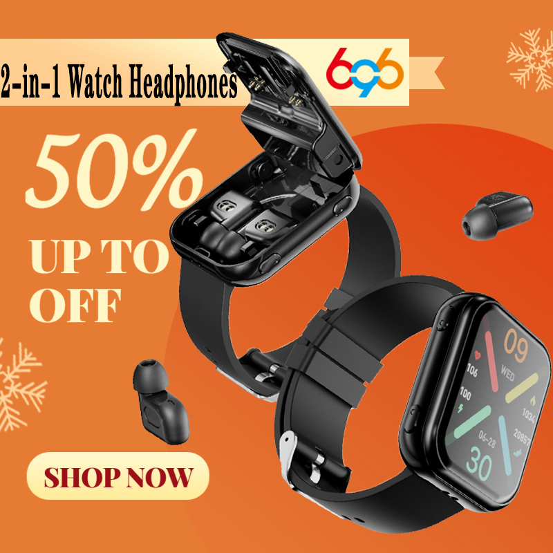 Sports Equipment In Spanish - Wodoodporny Smartwatch 2 w 1 z
