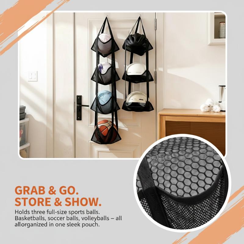 Siatkowa torba do przechowywan – Sports Equipment In School recenzja i cena