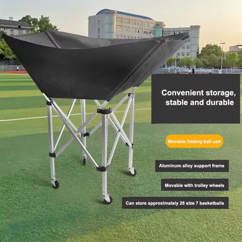 Wózek na piłki sportowe z alum – Sports Equipment Cart recenzja i cena