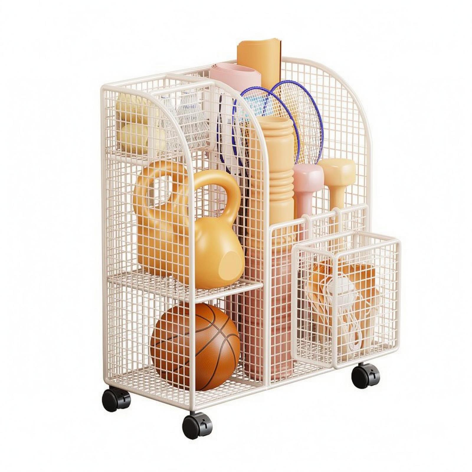Wielosegmentowy metalowy wózek – Sports Equipment Cart recenzja i cena