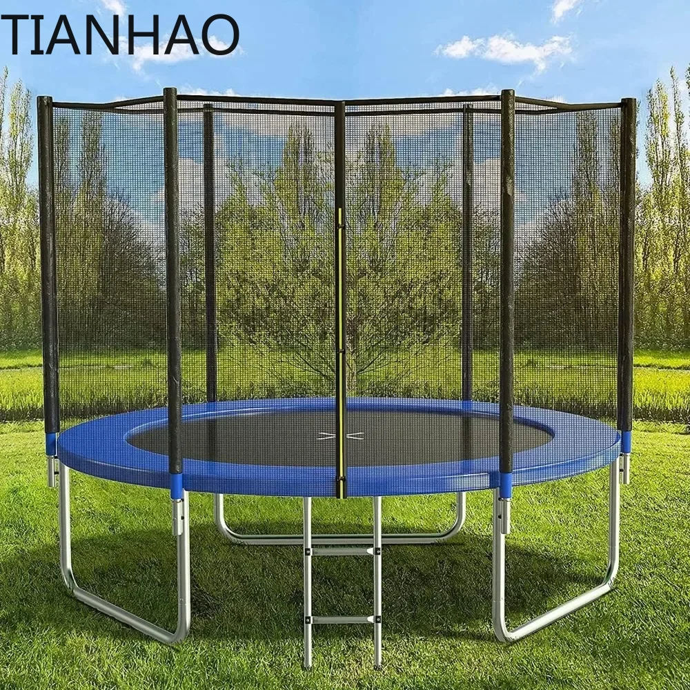 Trampolina 4,2m/4,5m z siatką  – Trampoline Spring Cover recenzja i cena