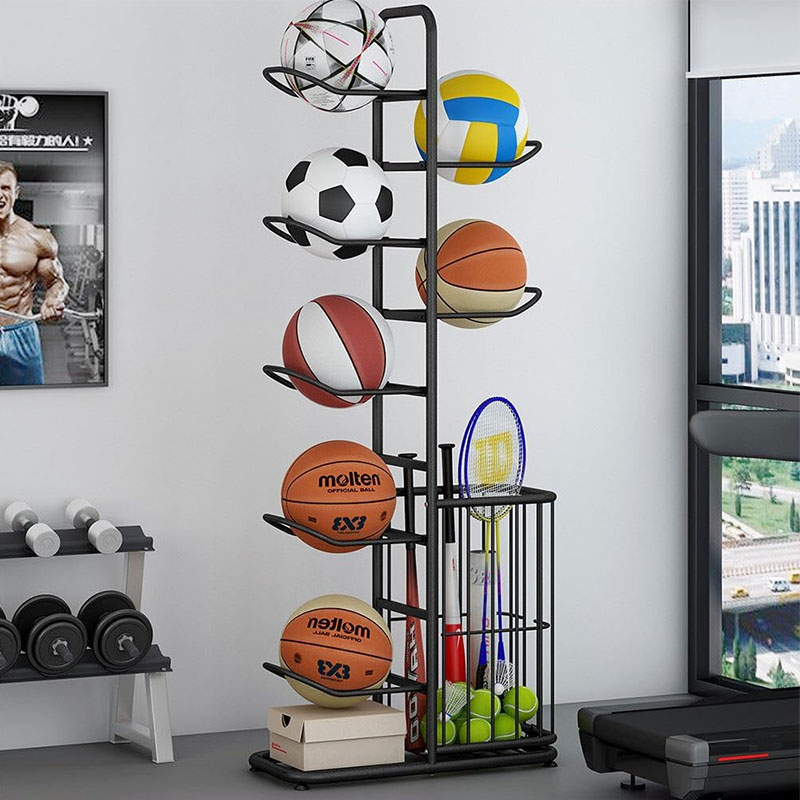 Stojak na piłki sportowe, kosz – Sports Equipment Badminton recenzja i cena