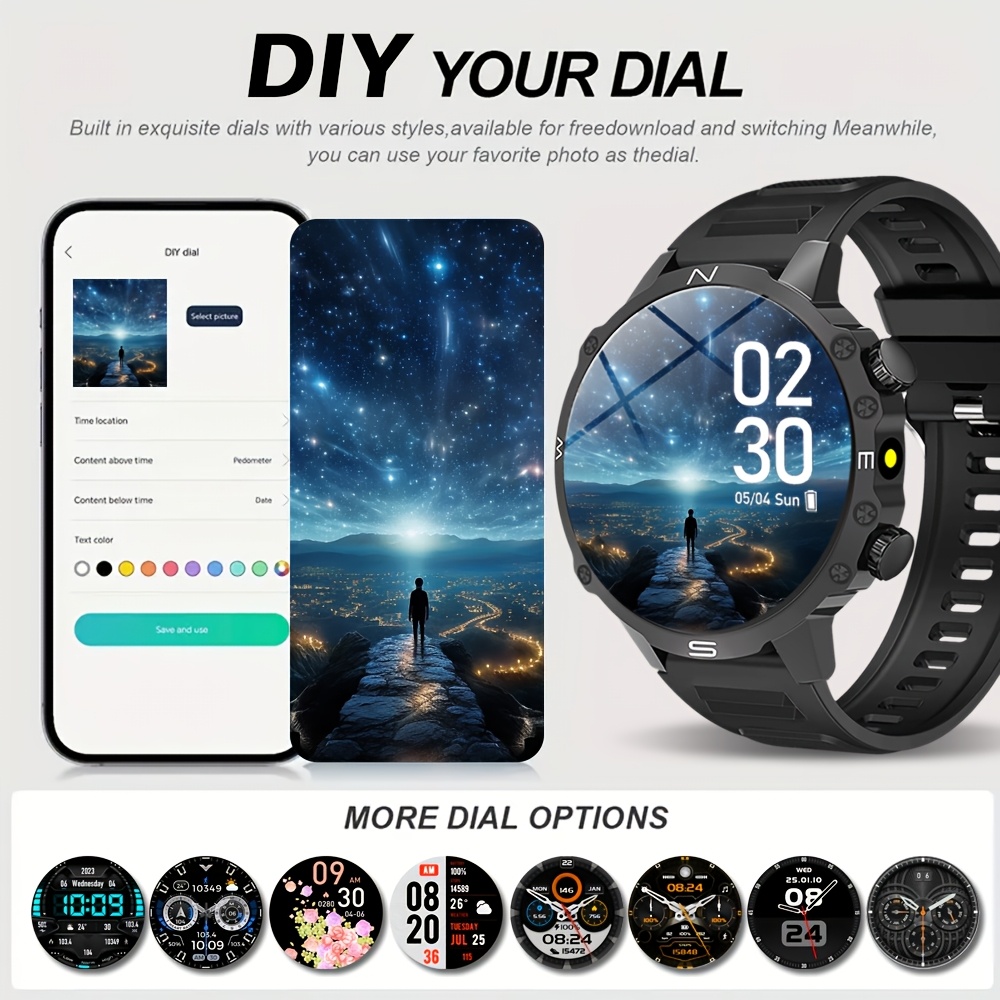 Smartwatch męski, kompatybilny – Sports Equipment In Spanish recenzja i cena